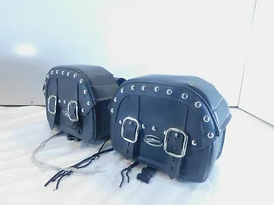 Yamaha V-Star & Virago 250 XV250 Saddlemen Cruiser Luggage Studded Saddlebags • $59.99