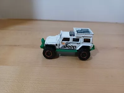 Matchbox Jeep Wrangler Superlift White Loose 2013 MBX Explorers • $2.49