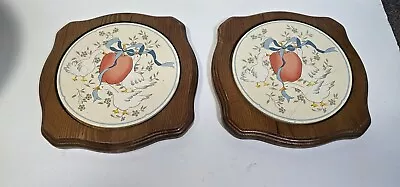 Vintage International China Marmalade Geese  Trivet X2 • $9.99