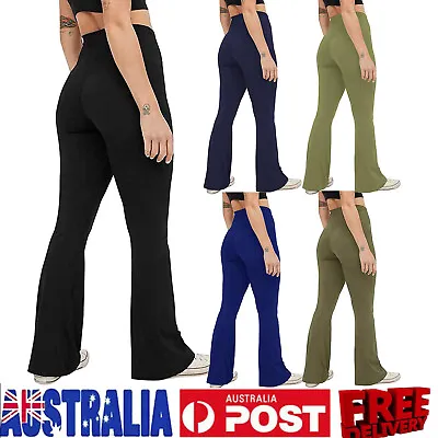 $12.99 • Buy Women's Bootcut Yoga Pants With Pockets, High Waist Tummy Control Stretch Pants