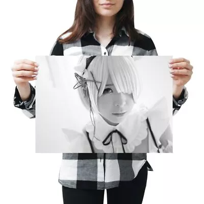 A3 - Cosplay Anime Girl Japanese Poster 42X29.7cm280gsm(bw) #38763 • £8.99