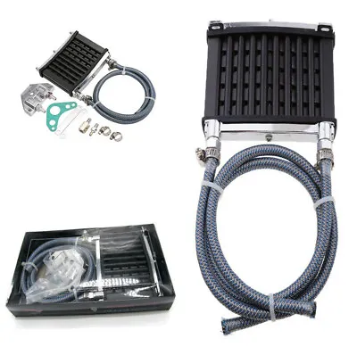 $43.10 • Buy PRO Motorcycle Engine Oil Cooler Cooling Radiator Metal W/Aluminum Parts Durable