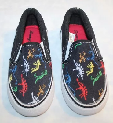 Boys TOMMY BAHAMA Slip-on Dinosaur Shoes Sneakers Size 8 • $19.99