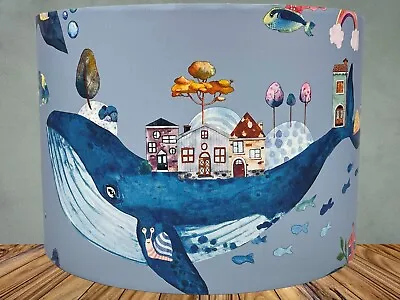 Under The Sea Lampshade Ceiling Light Shade Kids Nautical Ocean Fish Jellyfish • £27.99