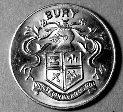FA Cup Centenary Medallion.   Bury.       1900 Southampton 1903 Derby County • £10