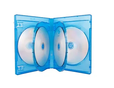 Blu-ray 6 Disc Cases | Extra Thick 22mm | Blu-Ray Logo With Outer Plastic • $44.95