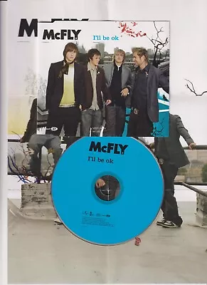 Mcfly I'll Be Ok Cd Single With Poster - Near Mint Condition Uk Seller • £3.95