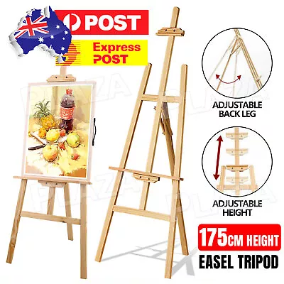 Artiss Easel Stand Painting Easels Wedding Wooden Tripod Shop Art Display 175cm • $32.95