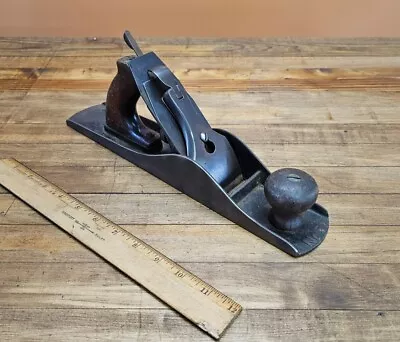 Vintage STANLEY BAILEY #5 Plane Woodworking Carpenters Shop Tools NICE USA • $16.50