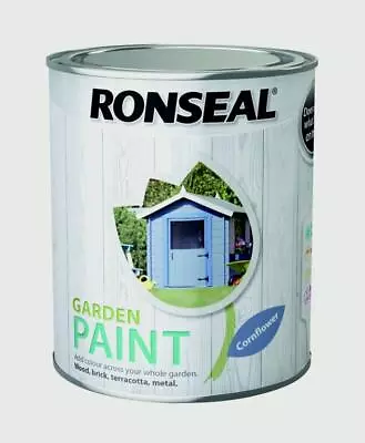 £14.99 • Buy Ronseal Outdoor Garden Paint - For Exterior Wood Metal Stone Brick - All Colours