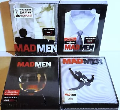 Lot Of 4 MAD MEN Seasons 1-4 (Brand New) • $34.95