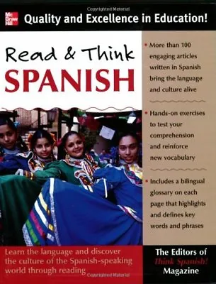 Read And Think Spanish (Book): The Editors Of Think Spanish Magazine: Learn The • £2.85
