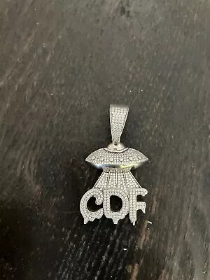 Moissanite Ufo Pendant(925 Silver) • $250