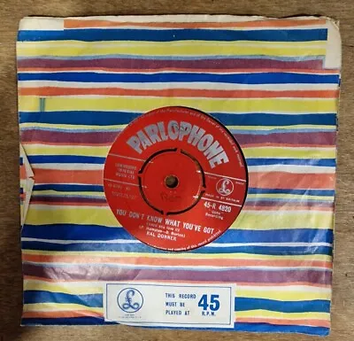  You Don't Know What You've Got - Ral Donner  ~ (Parlophone 45-R 4820) ~ 1961~ • £3