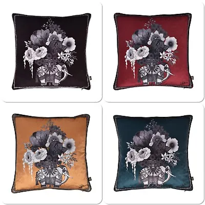Filled Cushion/Cushion Cover Generou Elephant Velvet By Laurence Llewelyn-Bowen • £8.99