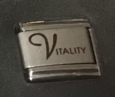 Vitality WHOLESALE LASER ITALIAN CHARM Link 9MM K37 • $12