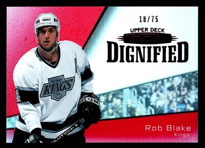 2022-23 Stature Dignified Red 18/75 #D-14 Rob Blake Los Angeles Kings • $12.99