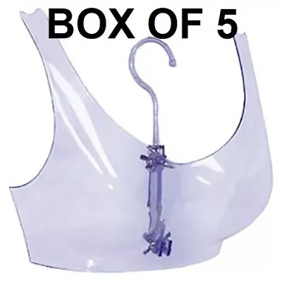 USED MN-AA12 BOX OF 5 PCS Plastic Hanging Bra/Bikini/Lingerie Hanger Display • $20.49