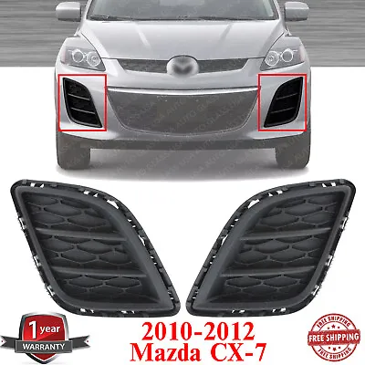 Front Bumper Fog Light Cover Trims For 2010-2012 Mazda CX-7 • $74.82