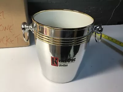 NEW-Ketel One Vodka Ice Bucket Chiller HTF - Stainless Steel  FREE SHIPPING • $35
