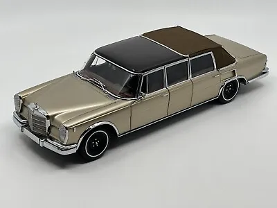 CMC 1/18 1965 Mercedes-Benz 600 Pullman (W-100) M-217 Gold Limited Edition NEW • $947.18