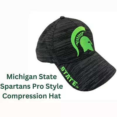 MSU / Michigan State Spartans Pro Style Compression Hat • $18