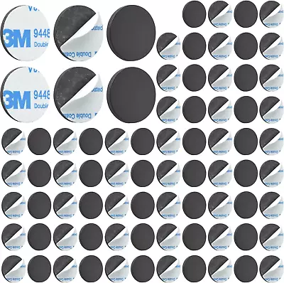 Magnetic Dots With 3M Adhesive Backing Strong Magnetic Circles Flat Rubber Magn • $11.75