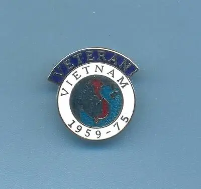 Vietnam 1959-75.enamelled Veteran Lapel Badge.new • £5