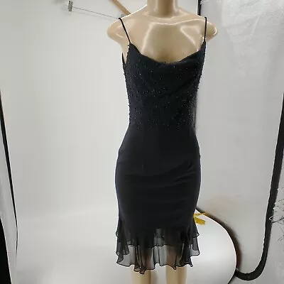 Mary Bays Victoria Royal Black Cocktail Dress Sz 2 • $44.99