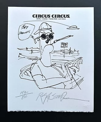 Ralph Steadman  Barstow City Limits  Hunter Thompson - SIGNED Lt Ed #154 Of 800 • £144.57