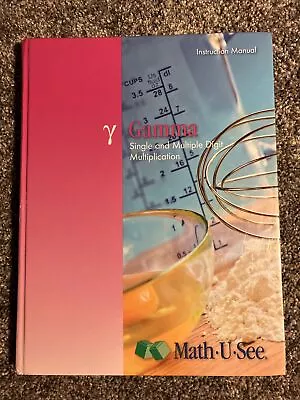 Math U See Gamma Instructional Manual Hardcover & DVD Lessons • $35