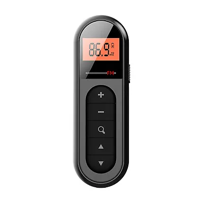 Mini Portable Radio FM Digital Radio Pocket Personal Radio Rechargeable LCD • $13.56