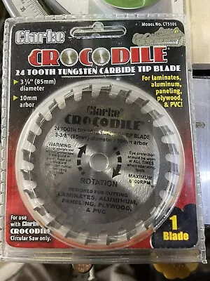 3 3/8” Clarke Crocodile Cutting Blade • $5