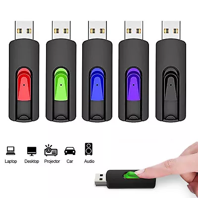 Kootion Mixed Color 5Pack 2GB USB 2.0 Memory Stick Thumb Drive For PC Laptop AUS • $27.99