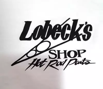 $25 • Buy Medium Lobeck's V8 SHOP Hot Rod Parts OHIO HOT RODS Vintage Mens Haynes T-Shirt
