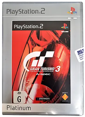 Gran Turismo 3 A-Spec PS2 (Platinum) PAL *Sealed* PlayStation 2 • $79.90