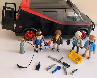 Playmobil A-TEAM Van With All 4 Figures  • £23