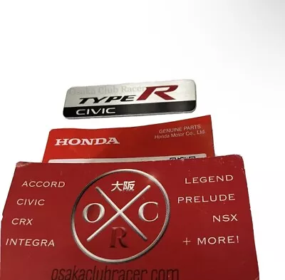 New GENUINE OEM FL5 Honda Civic Type R Dash Emblem Badge Logo Numbered Plate 23+ • $78.95