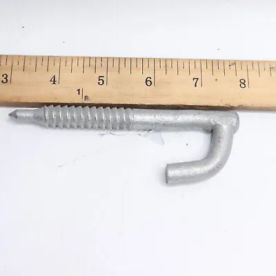 Wire Rope Cable Support Utility Hook Galvanized Steel Drive Hook 4-1/2  X 1/2  • $3.46