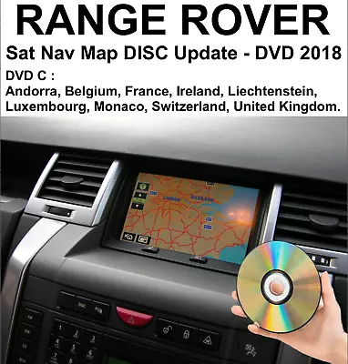 £19.99 • Buy SAT NAV  NAVIGATION DISC  'C' - DVD MAP UPDATE For RANGE ROVER, DISCOVERY 3 - UK