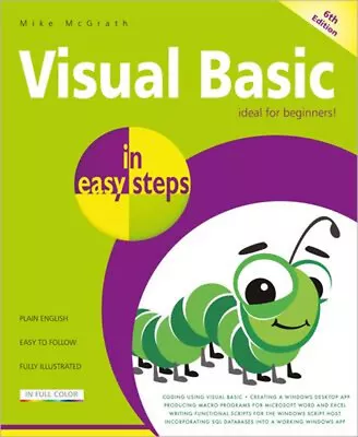 Visual Basic In Easy Steps : Updated For Visual Basic 2019 Mike M • $7.45