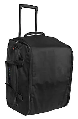 £114.54 • Buy Rockville Rolling Travel Case Speaker Bag W/ Handle+Wheels For Studiomaster VX12
