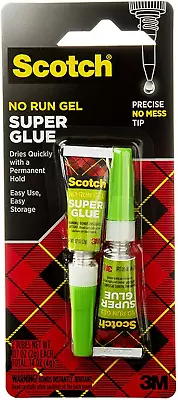 Scotch Super Glue Gel 2-Pack - 0.07 Oz Each • $3.96