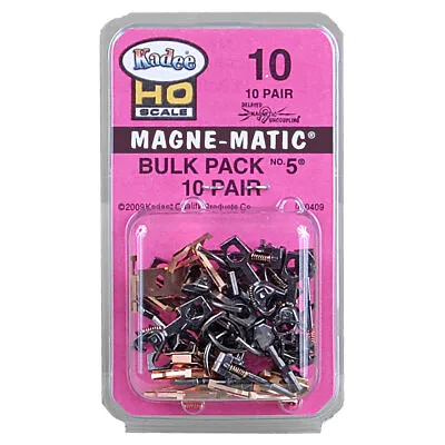 Kadee #10 Bulk Pack 10 Pair #5 NO.5 Metal Couplers : HO Scale • $18.99