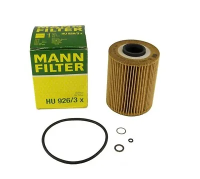 Mann Oil Filter Kit HU9263X For BMW E34 E36 320 325i 325is 525i 525iT M3 Z3 • $10.96