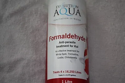 £14.25 • Buy 1000ml Evolution Aqua Formaldehyde Medication Koi Pond Parasite Treatment Fish  