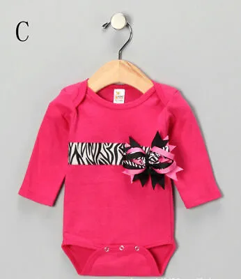 Baby Girl/child Large Bow Romper  Animal Print  • £9.99