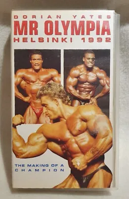 Dorian Yates - Mr Olympia Helsinki 1992 - The Making Of A Champion - VHS Video • £4.35