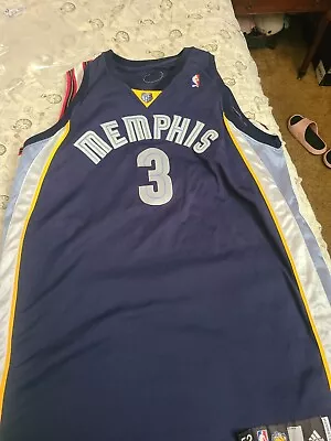 Adidas Allen Iverson Memphis Grizzlies Authentic Procut Pro Cut Jersey 52 RARE • $893.66