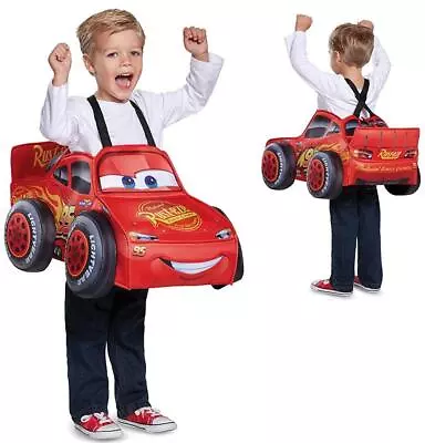 Lightning McQueen 3D Disney's Cars 3 Fancy Dress Halloween Toddler Child Costume • $68.95